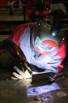 Person welding.