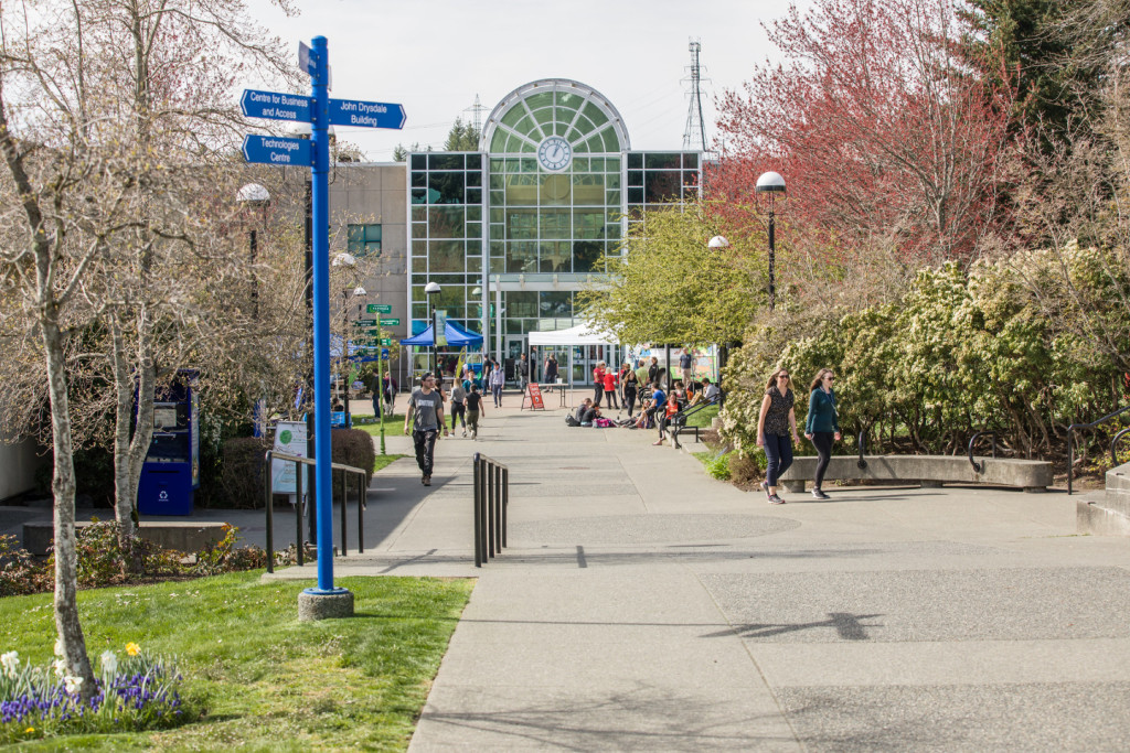 Looking west towards the Liz Ashton Campus Centre at Interurban campus