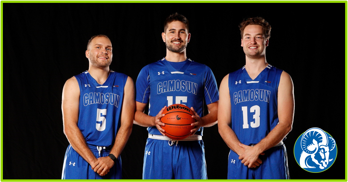 Graduating fifth year men's basketball athletes Madhu McDonnell, Riley Botting, and Jake Wilmott will be recognized Friday night.