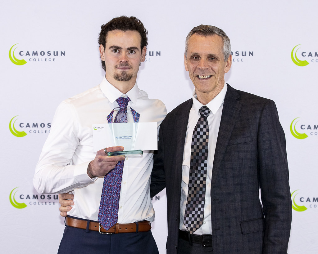 Kyle Butterworth is the recipient of the Derek Twomey Award
